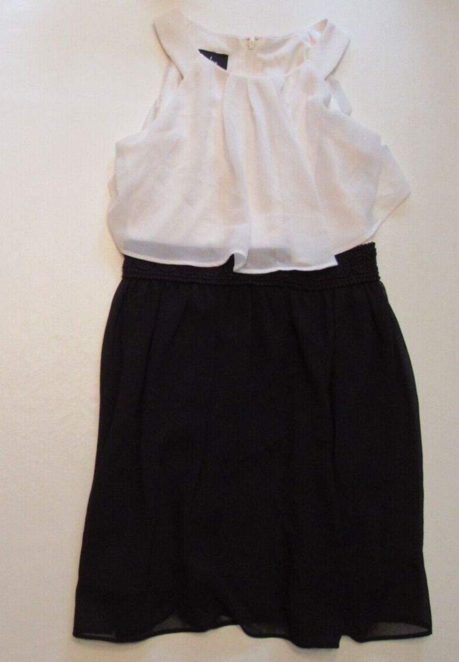 Girls By By Girl Tiered Formal Dress Black/White Size 7